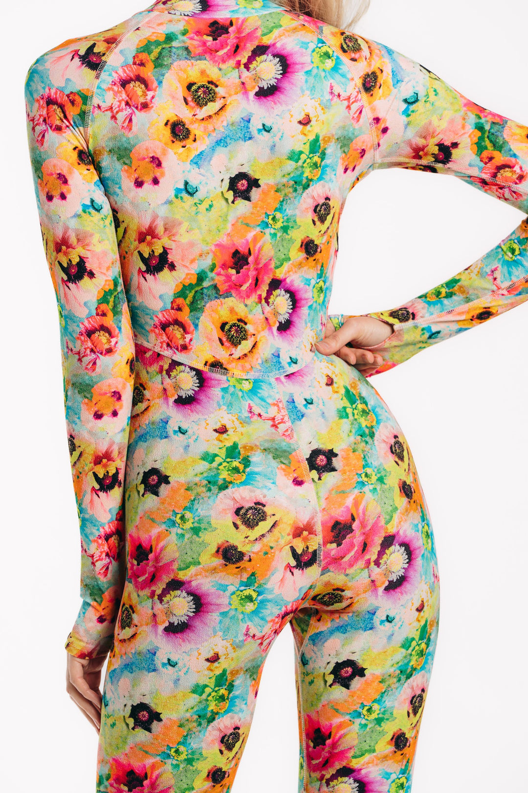 Women's Textured Full Body Front Zip UPF 50+ Long Suit - Sea Poppy Pink