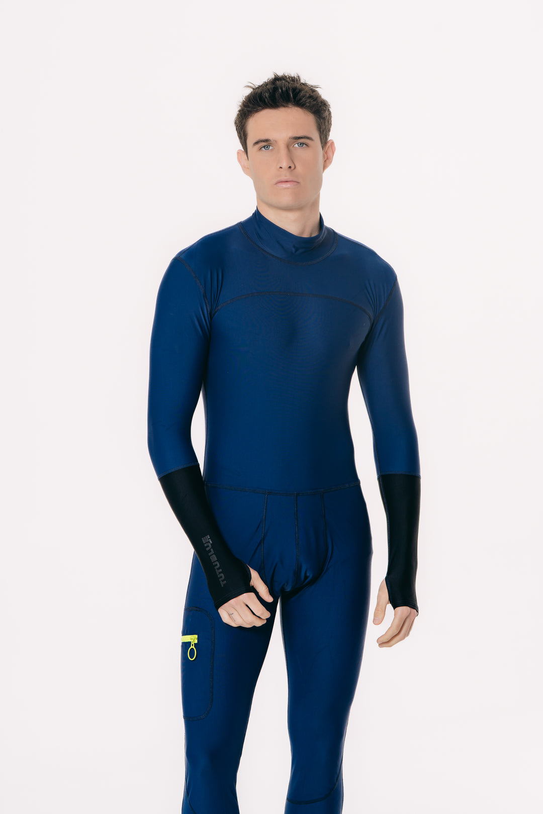 Men's Full-Body UPF 50+ Sun Protective Swimsuit - Navy