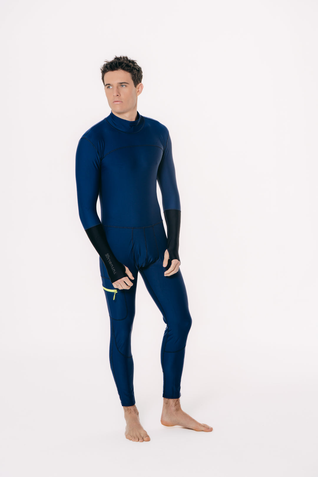 Men's Full-Body UPF 50+ Sun Protective Swimsuit - Navy