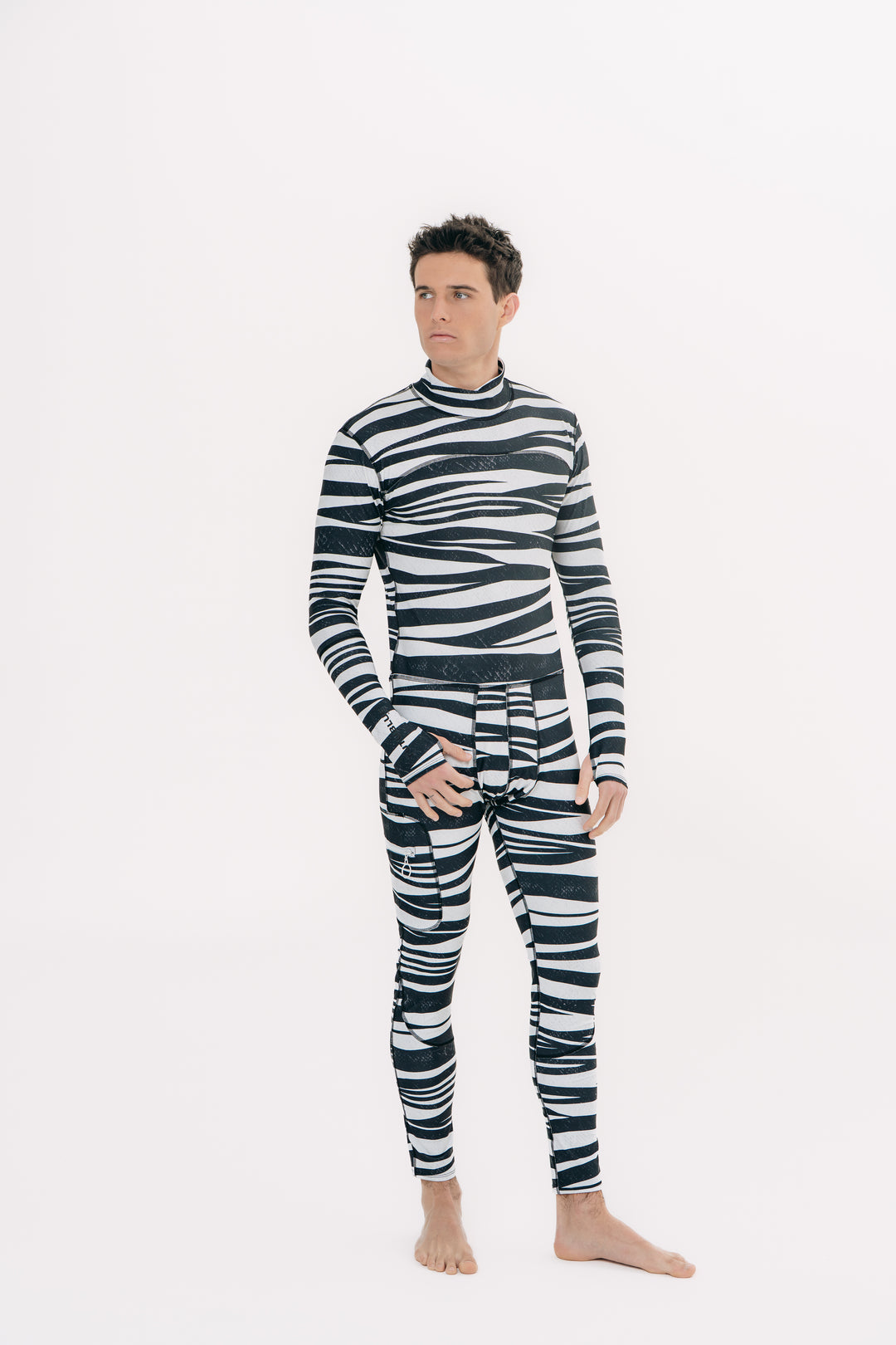 Men's Full-Body UPF 50+ Sun Protective Swimsuit - Banded Sea Snake