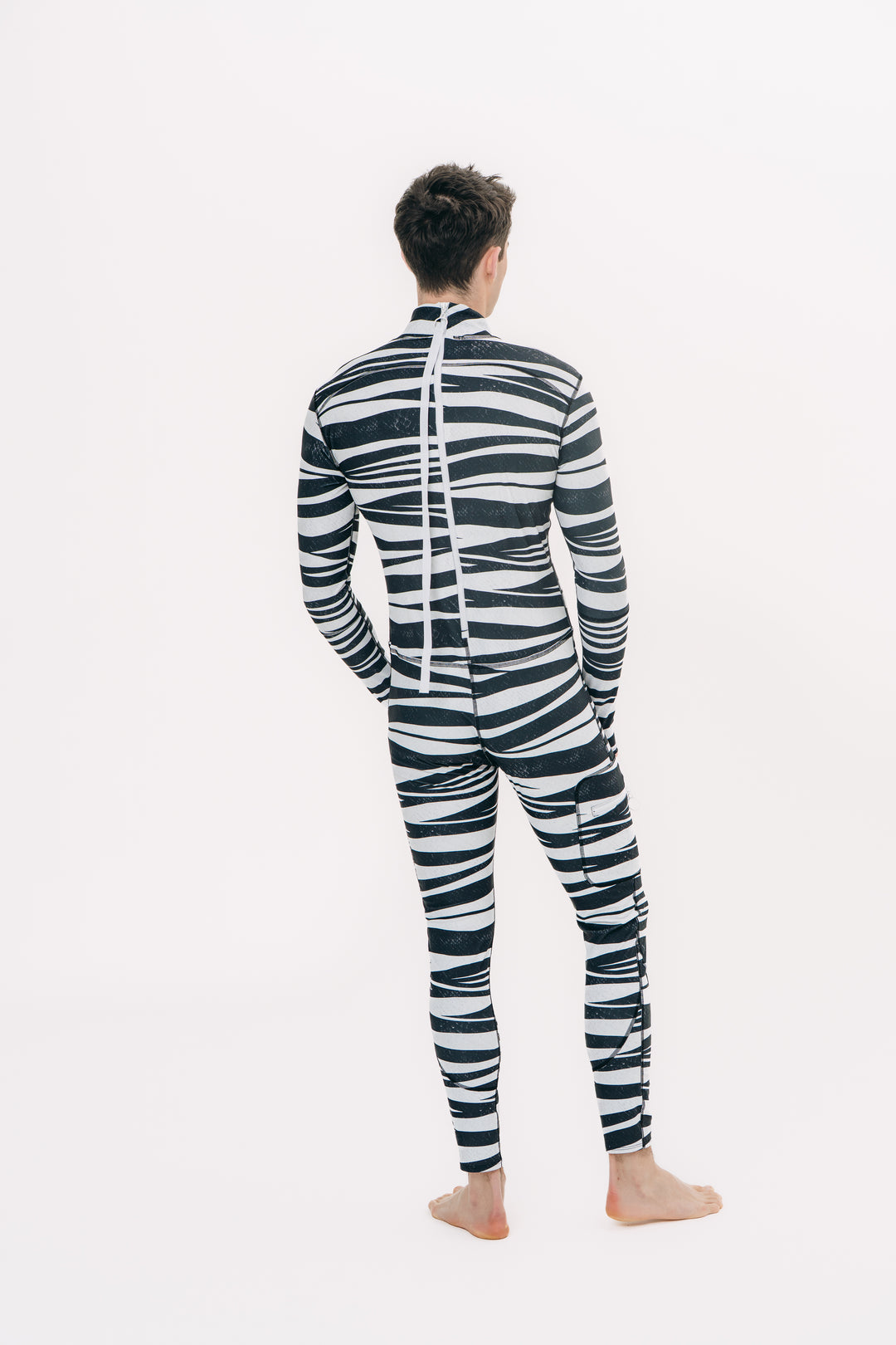 Men's Full-Body UPF 50+ Sun Protective Swimsuit - Banded Sea Snake