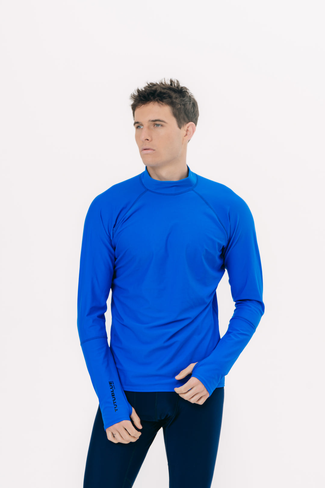 Men's Pullover Rash Guard - Blue Royal
