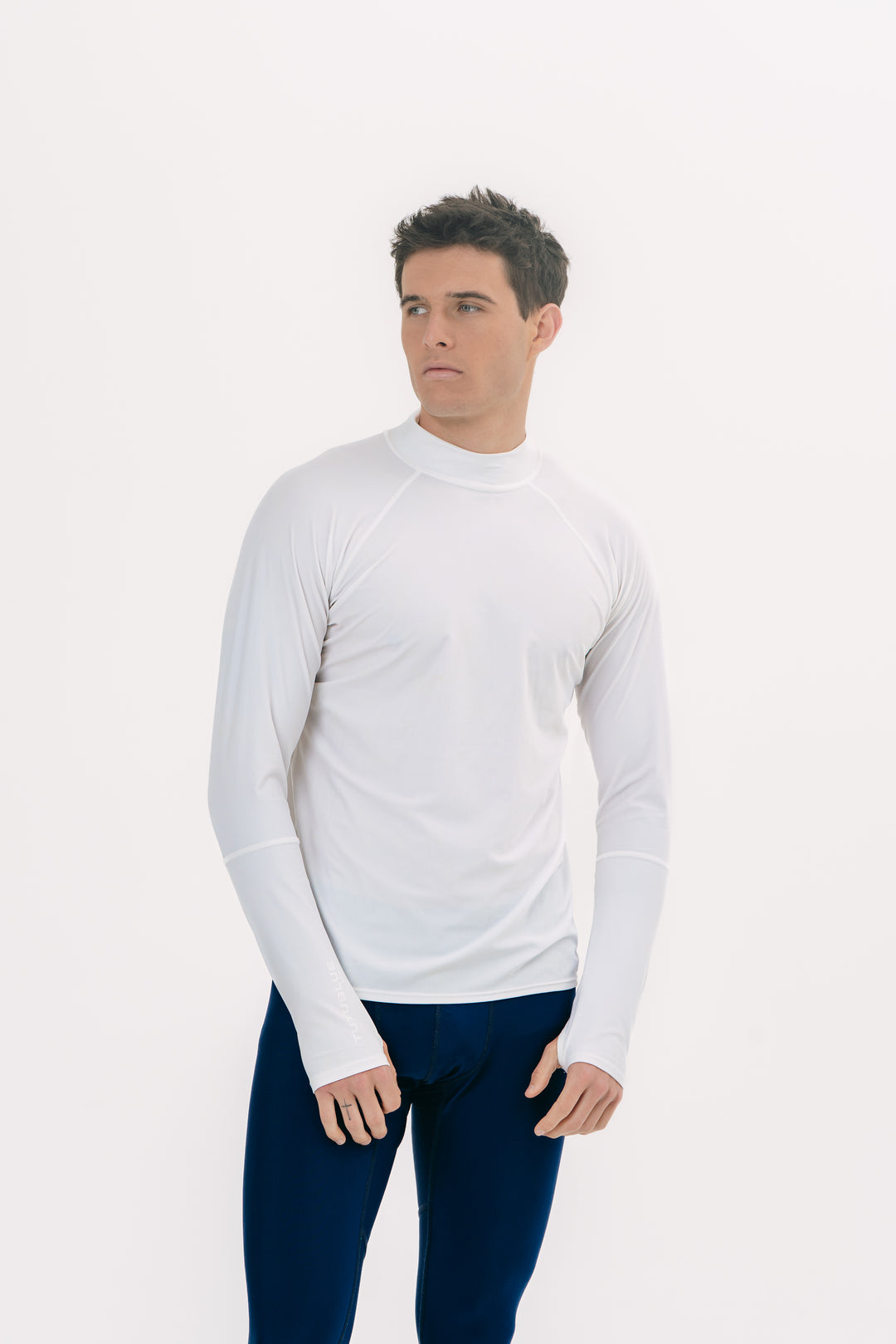 Men's Pullover Rash Guard - White