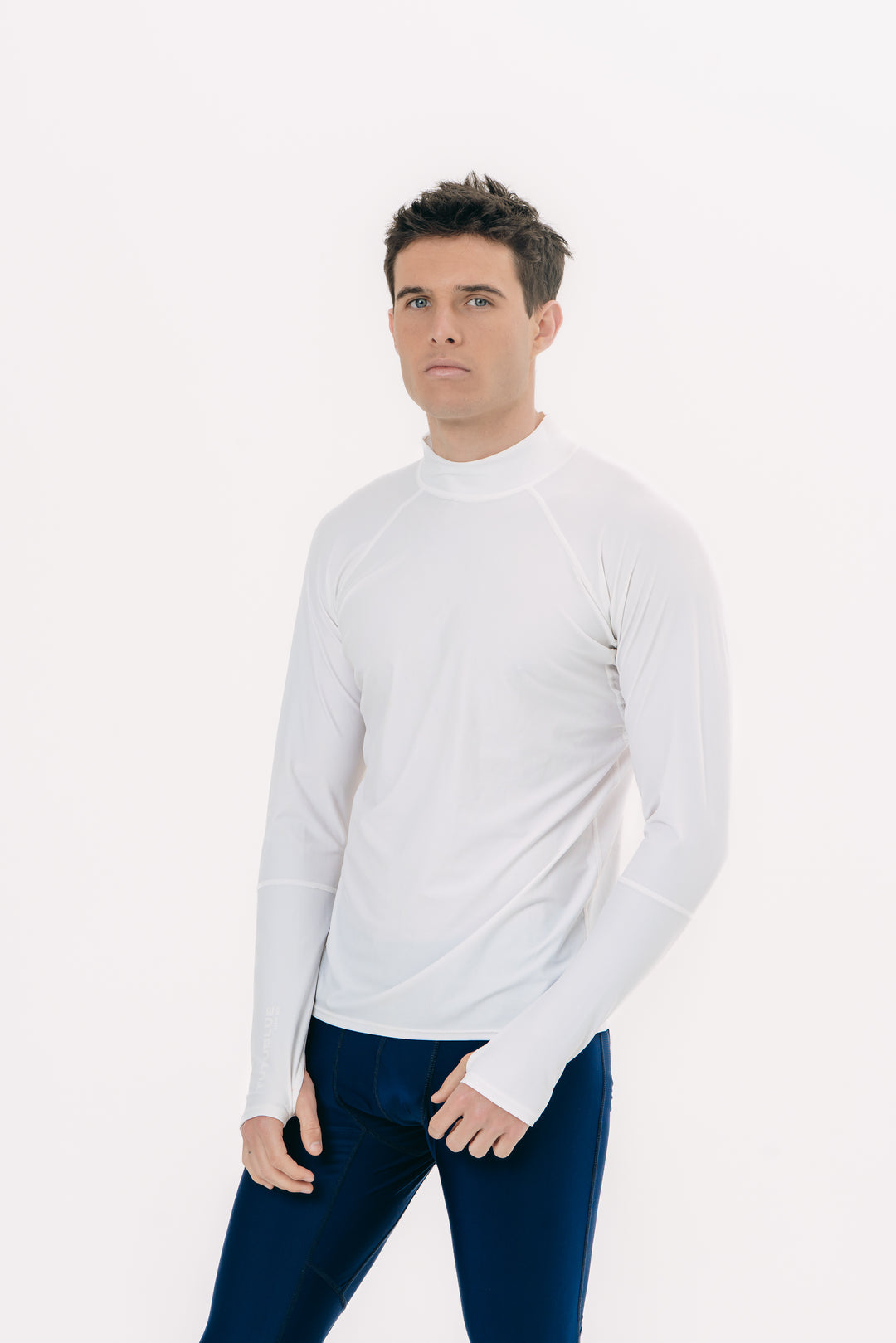 Men's Pullover Rash Guard - White