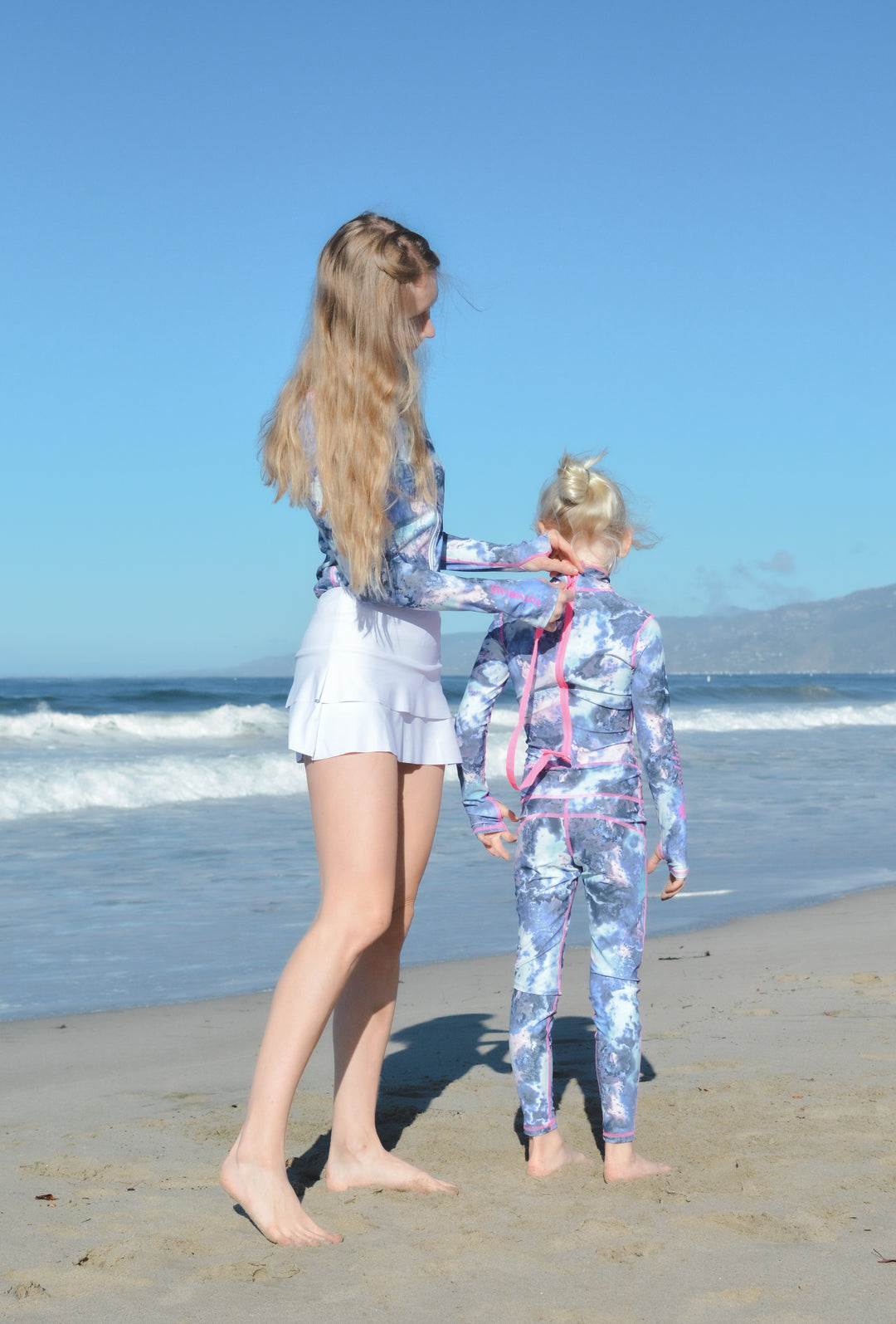 Girl's Long Swimsuit - Stardust