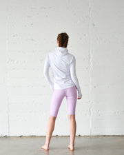 WOMEN'S HOODED PULLOVER RASH - WHITE