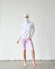 WOMEN'S HOODED PULLOVER RASH - WHITE