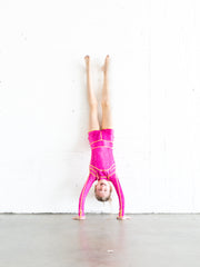 GIRL'S SHORT SWIMSUIT - IN THE PINK