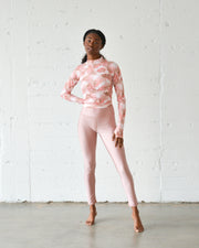 WOMEN'S SWIM LEGGINGS  - ROSE