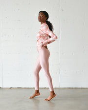 WOMEN'S SWIM LEGGINGS  - ROSE