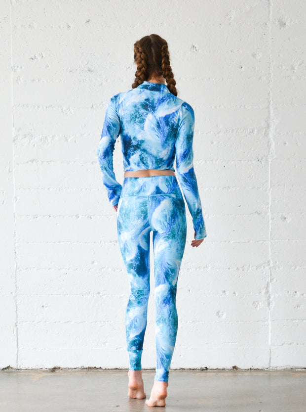 Balance Athletica Blue Tye Dye leggings