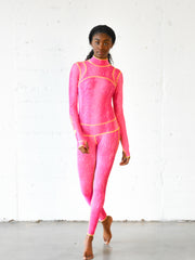 WOMEN'S LONG SWIMSUIT - IN THE PINK