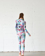 WOMEN'S PULLOVER RAGLAN - SEA POPPY BUDS