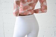 WOMEN'S LONG SHORTS, LINED - WHITE