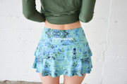 WOMEN'S SWIM SKORT - DEEP SEA
