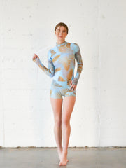 WOMEN'S SHORT SWIMSUIT - MISTY PALM