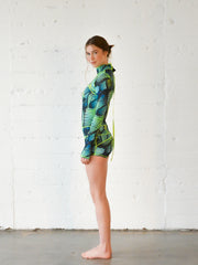 WOMEN'S SHORT SWIMSUIT - TURQ FLYER