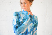 WOMEN'S SHORT SWIMSUIT - WAVES