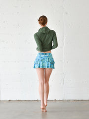 WOMEN'S SWIM SKORT - DEEP SEA