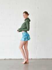WOMEN'S SWIM SKORT - DEEP SEA