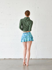 WOMEN'S SWIM SKORT - DEEP SEA