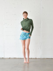 WOMEN'S SWIM SKORT - DEEP SEA