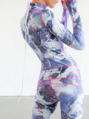 WOMEN'S LONG SWIMSUIT - STARDUST