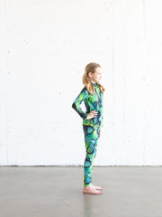 GIRL'S PULLOVER RASH - TURQ FLYER