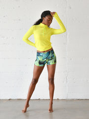 WOMEN'S SHORT SHORTS - TURQ FLYER