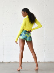 WOMEN'S SHORT SHORTS - TURQ FLYER