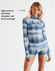 WOMEN'S SHORT SWIMSUIT - WAVES