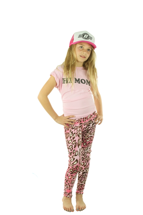 Girl’s Swim Leggings - Pink Leopard *FINAL SALE*